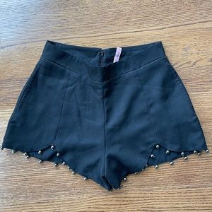 NBD Black Beaded Shorts 🖤